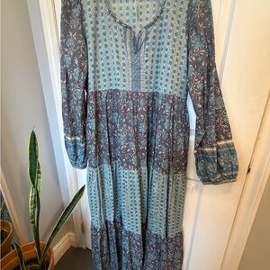 NWT American Eagle Outfitters Floral Maxi Dress 100% Cotton